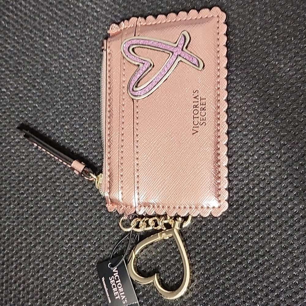 Victoria's Secret Coin Card Holder, Rose Gold